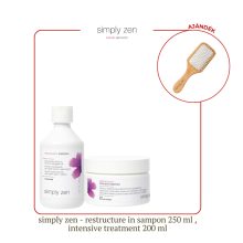 simply zen RESTRUCTURE IN TREATMENT - hajszerkezetjavító kezelés a sérült hajra 