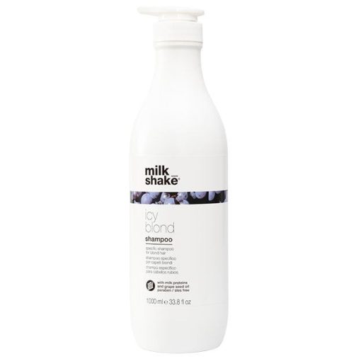 milk_shake® icy blond sampon - világos szőke, platina szőke hajra való sampon  1000 ml