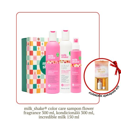 FLOWER POWER INCREDIBLE TRIO KIT - teljes körű vegán barát ápolás a festett haj számára
