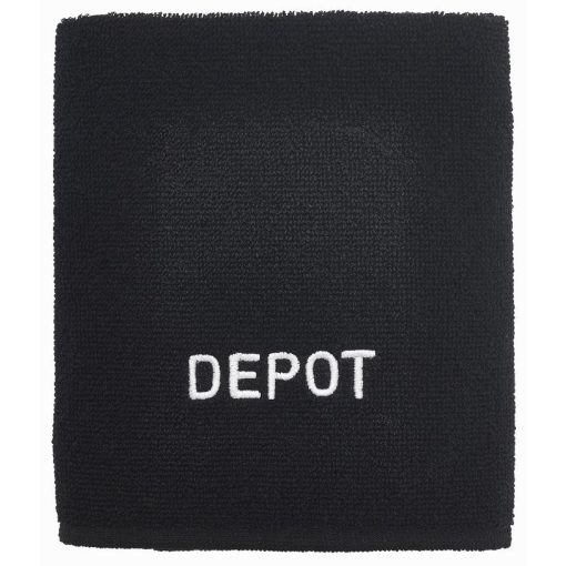 DEPOT® - NO.714 - fekete hajtörölköző