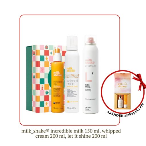 INCREDIBLE WHIPPED TRIO KIT - hajápolás, hővédelem, fényesítés 