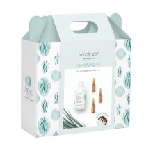 simply zen densifying KIT - hajerősítő csomag, hajhullás ellen - limitált kiadás ajándék Gua-sha fejbőrmasszírozóval 