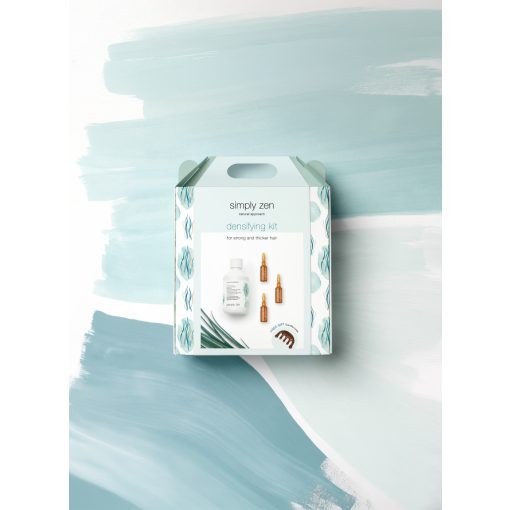 simply zen densifying KIT - hajerősítő csomag, hajhullás ellen - limitált kiadás ajándék Gua-sha fejbőrmasszírozóval 