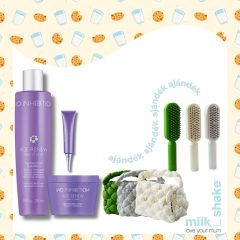   Haj revitalizálása a no inhibition age renew termékcsaláddal ajándék puffer táskával és hajkefével