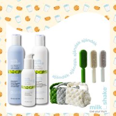   Szöszös, vékony szálú haj számára - milk_shake® no frizz allowed termékcsalád AJÁNDÉK puffer táskával és hajkefével 