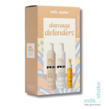 Igénybevett, töredezett hajra való hajápoló csomag - milk_shake® integrity & strenght KIT - ajándék Lucrezia Kaufmann nyári táska + let it shine - hajfény spray 
