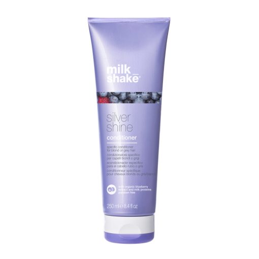 Hamvasító hajápoló csomag - milk_shake® silver shine KIT + ajándék Lucrezia Kaufmann nyári táska és let it shine hajfény spray 