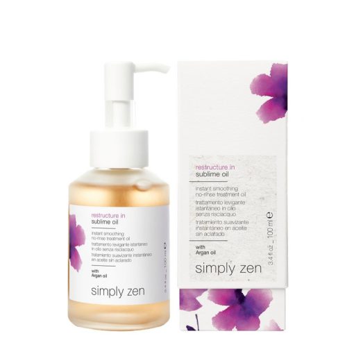 simply zen restructure in sublime oil azonnali hatású olaj sérült hajra - 100 ml