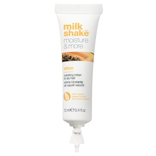 milk_shake® moisture & more lotion szerkezetjavító hidrataló krém száraz hajra 12x12 ml