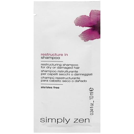 simply zen restructure In szerkezetmegújító sampon sérült hajra 10 ml