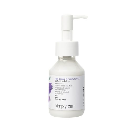 simply zen AGE BENEFITS & MOISTURIZING TREATMENT - hialuronsavas hajápoló termékcsalád a rugalmatlan vízhiányos haj számára