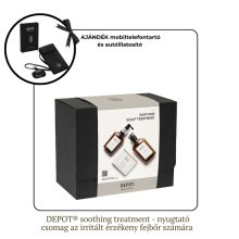 DEPOT® SHOOTING SCALP TREATMENT - nyugtató haj és fejbőr ápoló ajándékcsomag férfiaknak