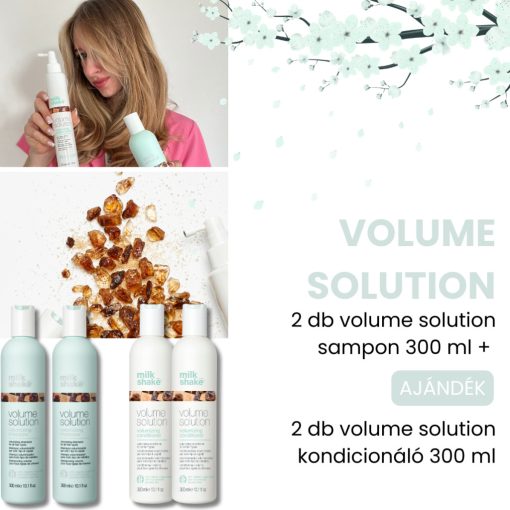 milk_shake® volumizing sampon 2 db + AJÁNDÉK volumizing kondicionáló 2 db 