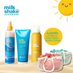  milk_shake® detangling spray , beauty maszk és hűsítő hab - ajándék Lucrezia Kaufmann nyári táska