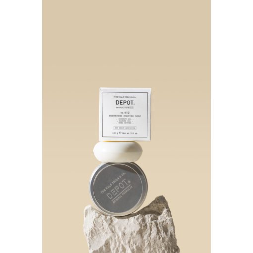 NO. 412- HYDRATING SHAVING SOAP 100 gr alumínium tartóval