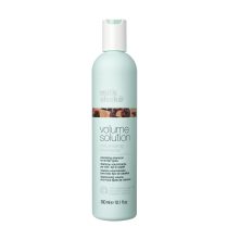 Volumennövelő hajápoló csomag lelapuló, vékony szálú hajra - milk_shake® volume solution sampon + kondicionáló + hajtőemelő spray  - AJÁNDÉK neszeszer + let it shine  + leave-in kondicionáló 75 ml