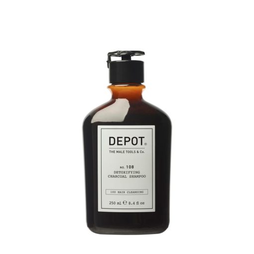 NO. 108 - DETOXIFYING CHARCOAL SHAMPOO - méregtelenítő feketeszenes sampon - 250 ml