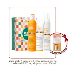   MOISTURE & MORE WHIPPED TRIO KIT - mély hidratálás száraz hajra