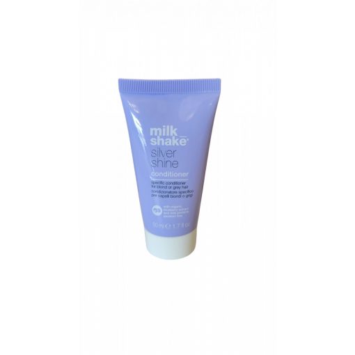 milk_shake® Silver Shine hamvasító kondícionáló szőke vagy ősz hajra 50 ml
