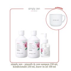   simply zen SMOOTH&CARE TREATMENT - ajándékcsomag a sima, szösztelen hajért 