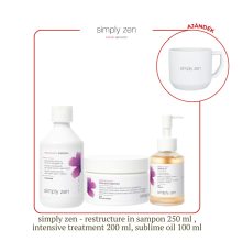 simply zen RESTRUCTURE IN SUBLIME KIT - hajszerkezetjavító ajándékcsomag