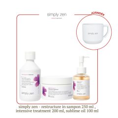   simply zen RESTRUCTURE IN SUBLIME KIT - hajszerkezetjavító ajándékcsomag