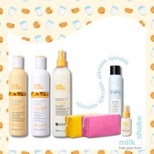 Festett hajra való csomag - milk_shake® color maintainer sampon + kondicionáló + leave-in kondicionáló + AJÁNDÉK neszeszer + let is shine + leave-in kondi 75 ml