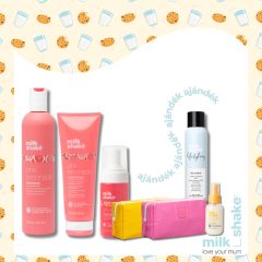   Rosegold árnyalat a milk_shake® pink lemonade termékcsaláddal + ajándék neszeszer milk_shake® let it shine és milk_shake®leave-in kondicionáló 75 ml