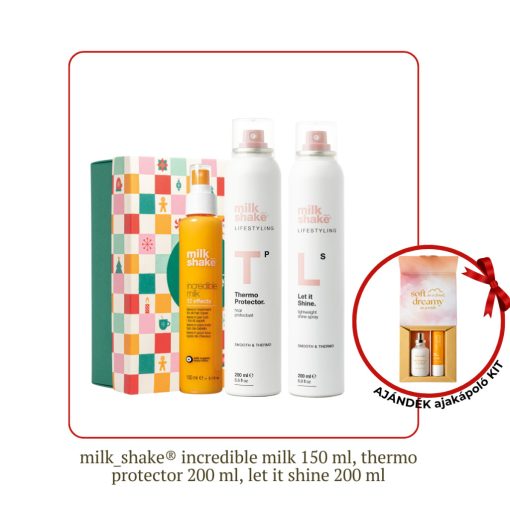 INCREDIBLE THERMO TRIO KIT - hajápolás, hővédelem, fényesítés 