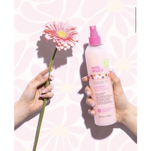 milk_shake® flower power - leave in conditioner -kiöblítést nem igénylő kondicionáló virág illattal - vegán-barát-  300 ml