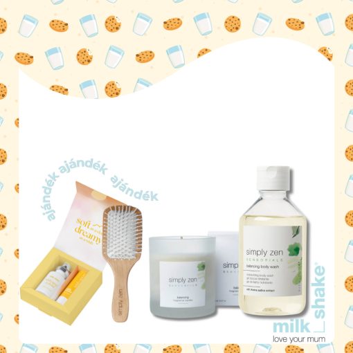 simply zen balancing testfürdő és illatgyertya + AJÁNDÉK ajakápoló KIT és fa hajkefe 