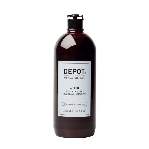 NO. 108 - DETOXIFYING CHARCOAL SHAMPOO - méregtelenítő feketeszenes sampon - 1000 ml