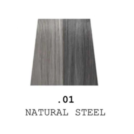 NO. 506 INVISIBLE COLOR . for hair & beard . 60 ml - NATURAL STEEL -