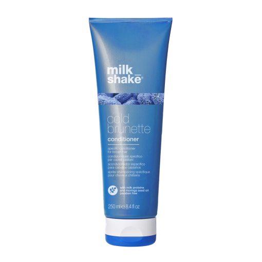 Hamvas barna haj fenntartása - milk_shake® cold brunette termékcsalád + AJÁNDÉK kozmetikai táska + let it shine + leave-in kondicionáló 75 ml 