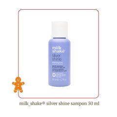   milk_shake® silver shine hamvasító sampon szőke vagy ősz hajra 50 ml