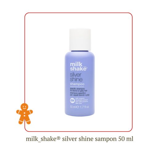 milk_shake® silver shine hamvasító sampon szőke vagy ősz hajra 50 ml
