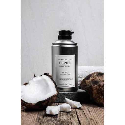 NO. 411 - SHAVING FOAM - bőrpuhító borotvahab - 300 ml