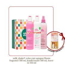 FLOWER POWER LEAVE-IN TRIO KIT - teljes körű vegán barát ápolás a festett haj számára