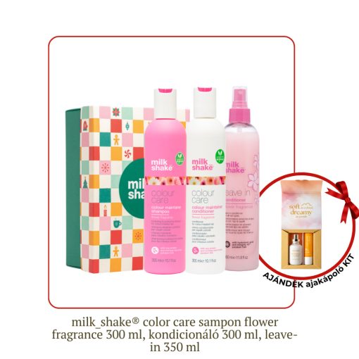 FLOWER POWER LEAVE-IN TRIO KIT - teljes körű vegán barát ápolás a festett haj számára