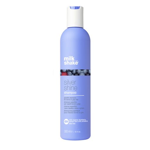 milk_shake® silver shine sampon 2 db + AJÁNDÉK silver shine ápoló tejszínhabkrém 2 db 