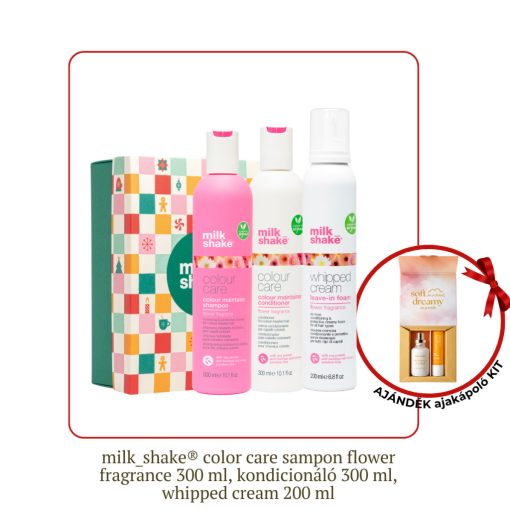 FLOWER POWER WHIPPED TRIO KIT - teljes körű vegán barát ápolás a festett haj számára